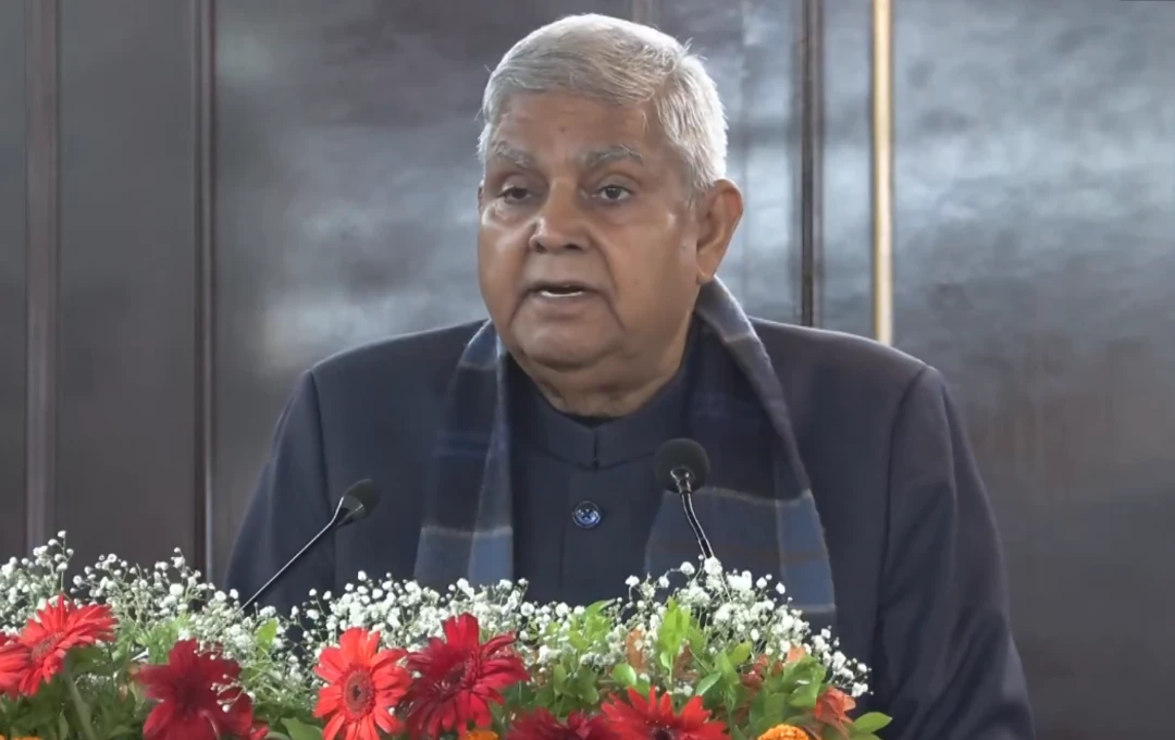 Emergency Was an Earthquake That Shook Indian Democracy: Vice President Dhankhar