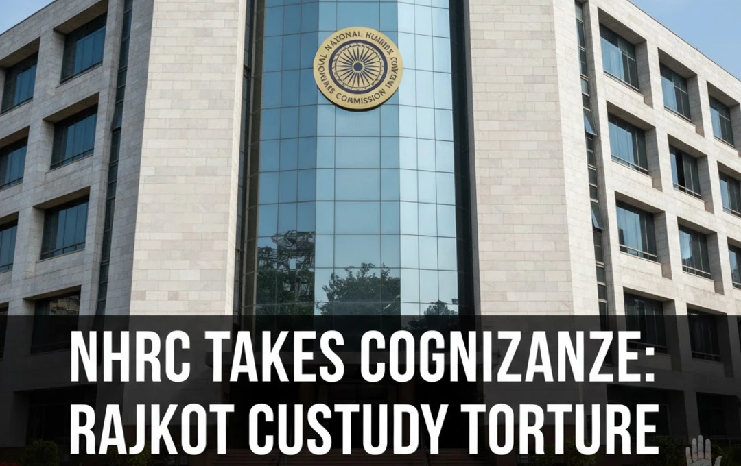 0 NHRC Takes Suo Motu Cognizance of Alleged Minor Torture in Rajkot Police Custody
