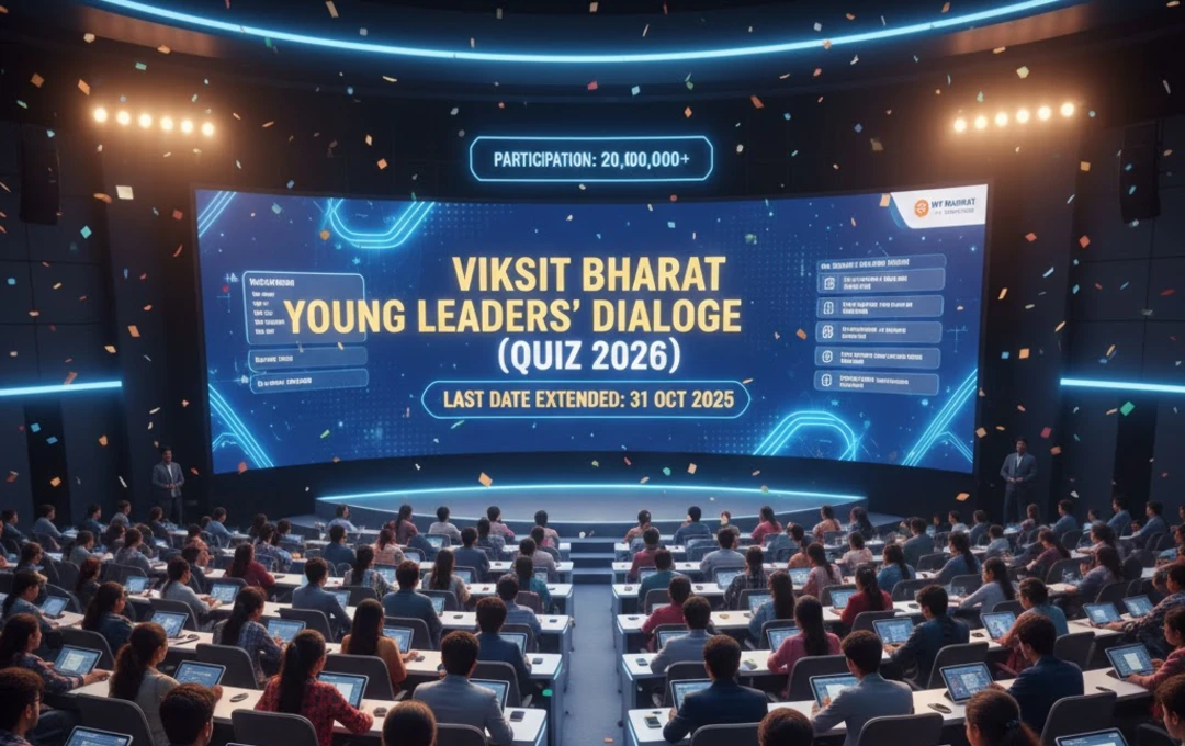 Viksit Bharat Quiz Deadline Extended to Oct 31st as 20 Lakh Youth Join Dialogue
