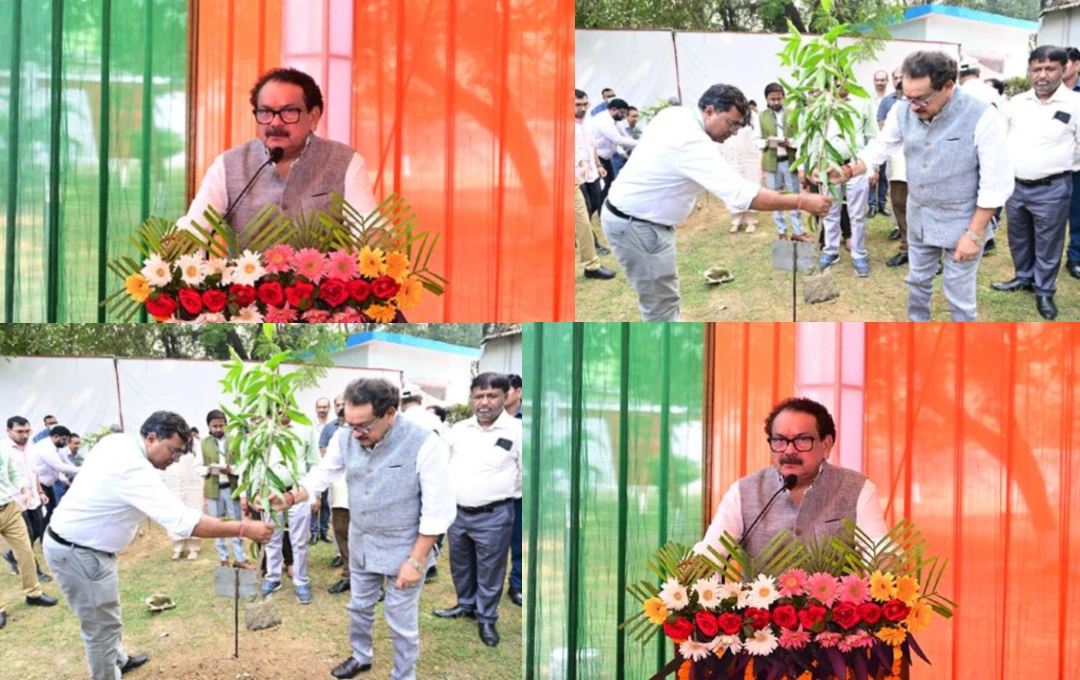 Union Minister Leads Cleanliness & Tree Drive at AQCS
