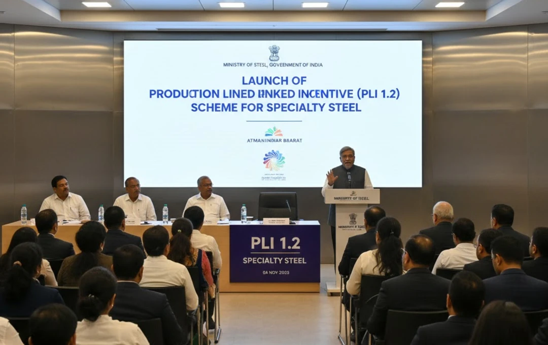 Govt Launches PLI 1.2 for Specialty Steel: Driving 'Atmanirbhar Bharat' in High-Value Steel